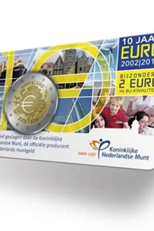 Ekspresowa dostawa 2 Euro 2012 - 10 Jaar Euro BU Coincard
