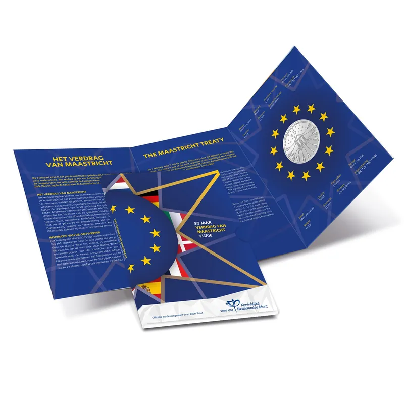 Darmowa dostawa Verdrag van Maastricht Vijfje 2022 Zilver Proof