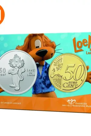 50 jaar Loeki de Leeuw in coincard Kup teraz