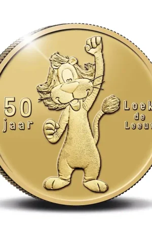 Kup teraz 50 jaar Loeki de Leeuw penning Goud 1 ounce