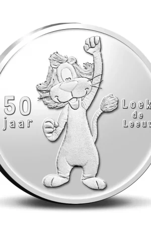 Szybka dostawa 50 jaar Loeki de Leeuw penning Zilver 1 ounce