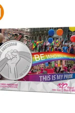 Kup teraz 25 jaar Pride Amsterdam penning in coincard