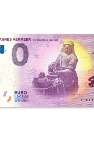 Zwrot pieniędzy 0 Euro Biljet Het Melkmeisje
