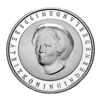 50 Gulden 1998 Vrede van Munster Proof Wysoka jakość
