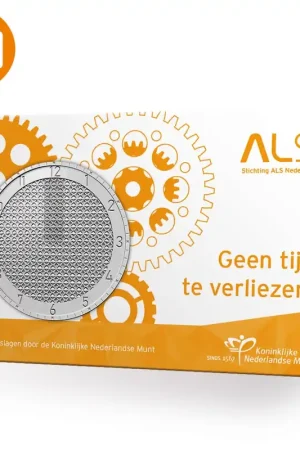 Stichting ALS Nederland penning in coincard Promocja