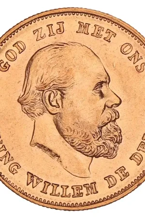 Gouden 10 Gulden Willem III 1875 Pr+ Oferta limitowana