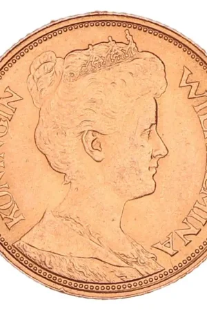 Oferta Gouden 5 Gulden Wilhelmina 1912 Pr+