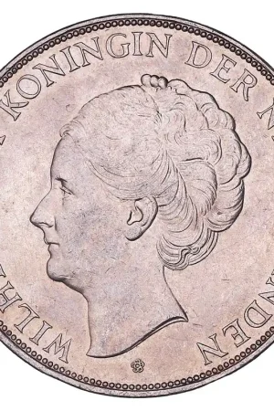 Szybka dostawa 2½ Gulden 1937-1940 Wilhelmina ZFr+