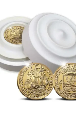 Officiele Herslag Scheepjesschelling 2022 Goud - Piedfort editie Wyprzedaż