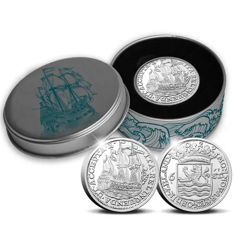 Officiele Herslag Scheepjesschelling 2022 Zilver 2 ounce Bezpieczna płatność