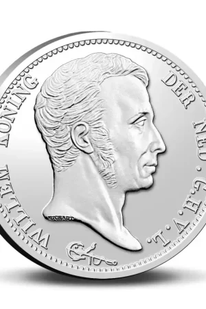 Oferta limitowana Officiele Herslag Gulden 2021 Zilver 1 ounce Pastoe editie