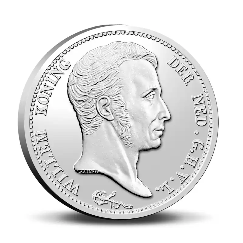 Oferta limitowana Officiele Herslag Gulden 2021 Zilver 1 ounce Pastoe editie