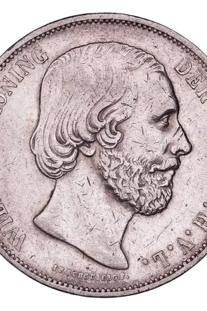 2½ Gulden 1850-1874 Willem III ZFr Nowość