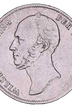½ Gulden 1848 Willem II ZFr+ Nowość