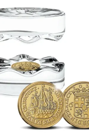 Zwrot pieniędzy Officiele Herslag Scheepjesschelling 2021 Goud - Piedfort editie