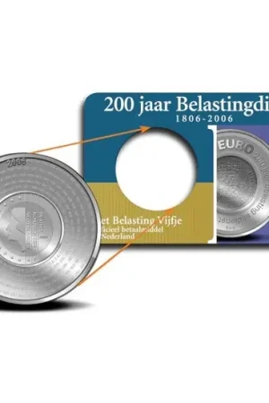 Oferta 5 Euro 2006 Belastingdienst UNC Coincard