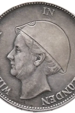 Originele Zilveren 1 Gulden 1940 Wilhelmina in Londen Kup teraz