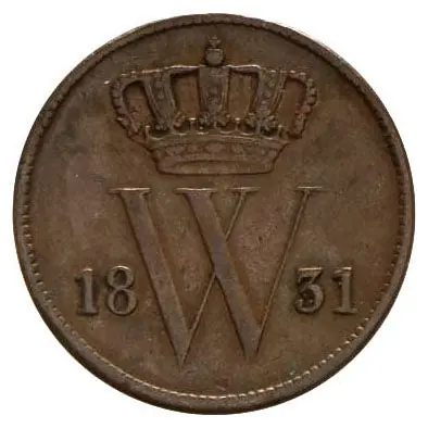 1 Cent 1819-1837 Willem I Fr Ekspresowa dostawa