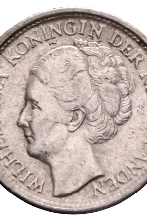 10 Cent 1944S Wilhelmina Zfr Zwrot pieniędzy