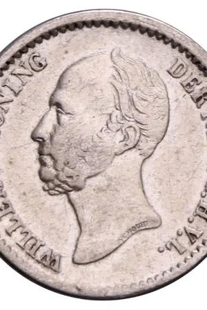 Popularny 10 Cent 1848-1849 Willem II ZFr