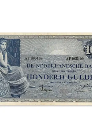 100 Gulden Grietje Seel 1921 Zfr Promocja