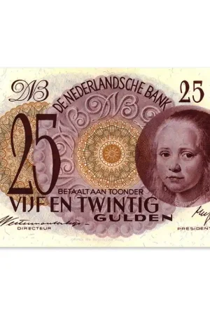 25 Gulden Meisje in blauw 1945 Fr Darmowa dostawa