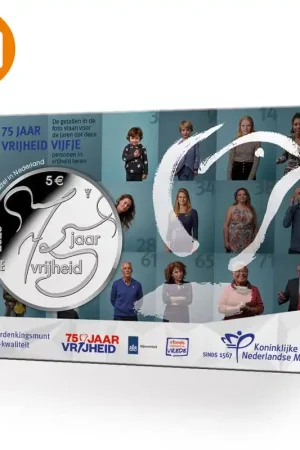 Niska cena 75 jaar vrijheid Vijfje 2020 BU-kwaliteit in coincard