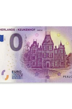 0 Euro Biljet Kasteel Keukenhof Zwrot pieniędzy
