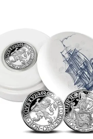 Tani Officiele Herslag Leeuwendaalder 2020 Zilver 1 Ounce - Royal Delft editie