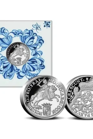 Officiele Herslag Dukaton Platina 2 Ounce - Koninklijke Tichelaar editie Oryginalny