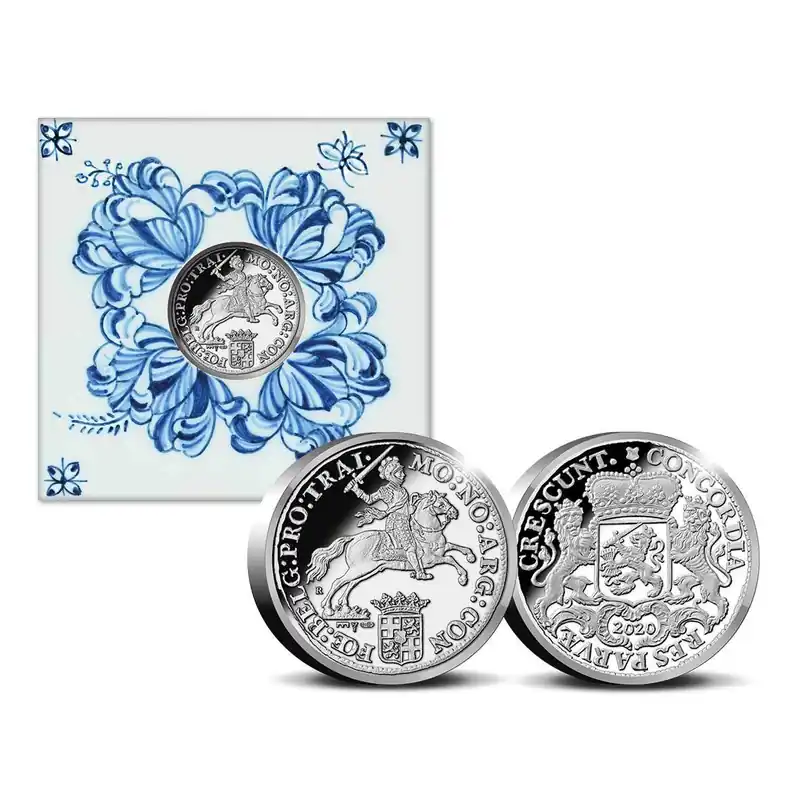 Officiele Herslag Dukaton Platina 2 Ounce - Koninklijke Tichelaar editie Oryginalny