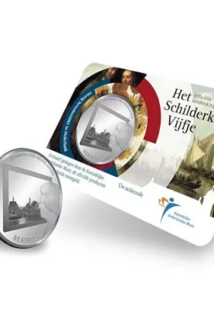 Wysoka jakość 5 Euro 2011 Schilderkunst UNC Coincard