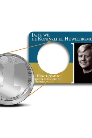 Nowość 10 Euro 2002 Huwelijksmunt UNC Coincard