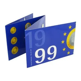 Jaarset Nederland guldenmunten 1999 FDC Bezpieczna płatność