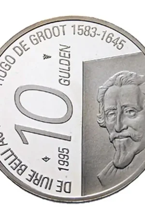 10 Gulden 1995 Hugo de Groot Proof Oferta limitowana