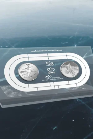 Jaap Eden Zilveren Herdenkingsset Autentyczny