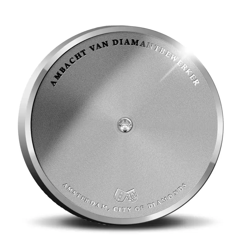 Nowość Ambacht van Diamantbewerker Penning Zilver