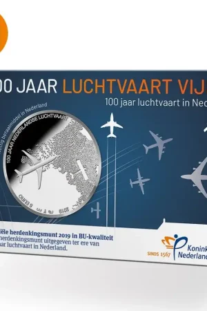 Niska cena Luchtvaart Vijfje 2019 BU-kwaliteit in coincard