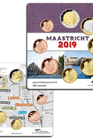 Jaarset Nederland 2019 in UNC-kwaliteit Popularny