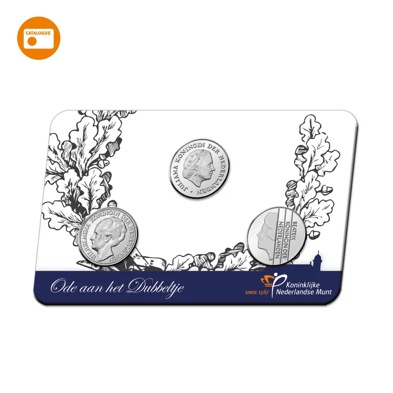 Ode aan het Dubbeltje 2018 in coincard Zwrot pieniędzy