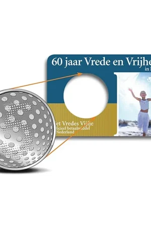 5 Euro 2005 Vredes Vijfje UNC Coincard Oryginalny