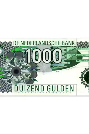 Zwrot pieniędzy 1000 Gulden Kievit 1994 UNC
