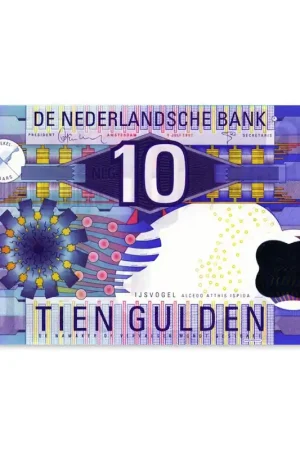 Wyprzedaż 10 Gulden IJsvogel 1997 UNC