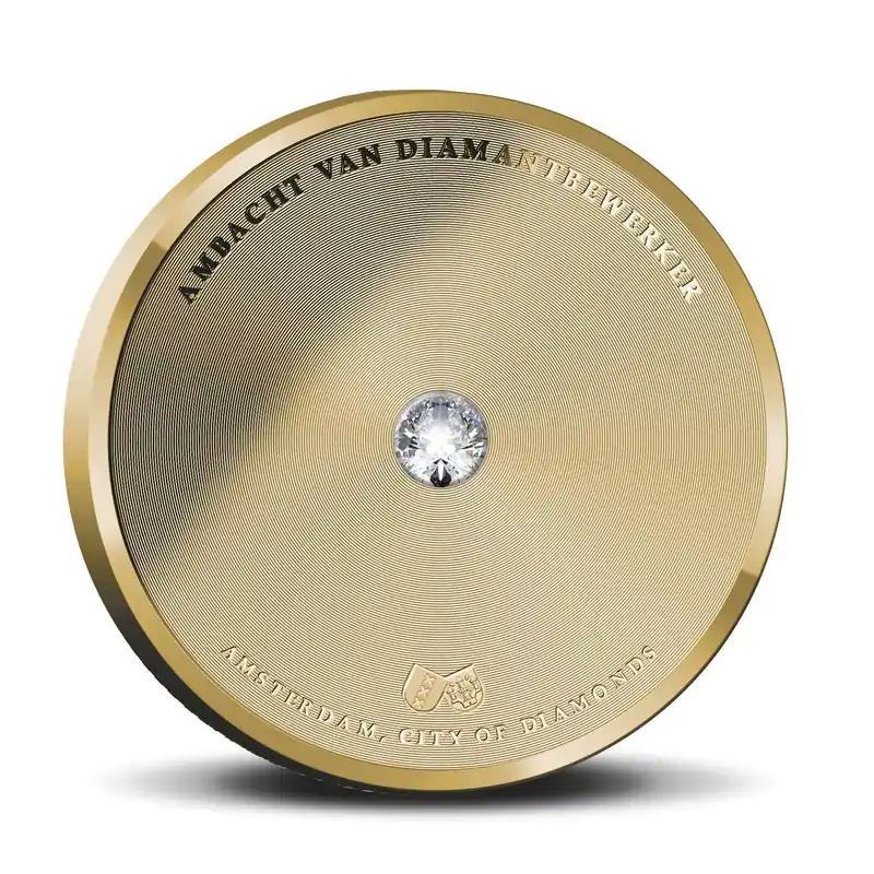 Ambacht van Diamantbewerker Penning Goud Szybka dostawa