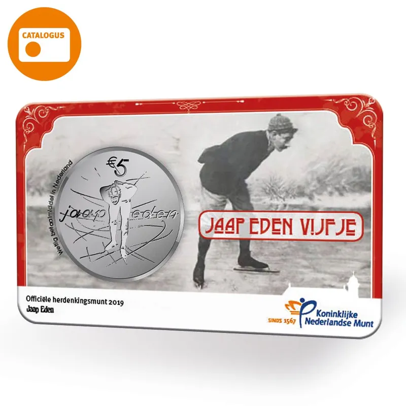 Oferta limitowana Jaap Eden Vijfje 2019 UNC in coincard