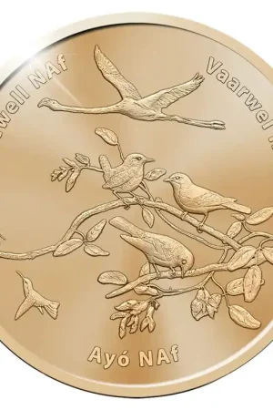 Oryginalny Nederlandse Antillen 5 Gulden "Afscheid NAF" 2024