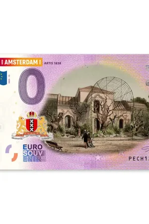 0 Euro Biljet "Artis 1838" - kleur Bezpieczna płatność