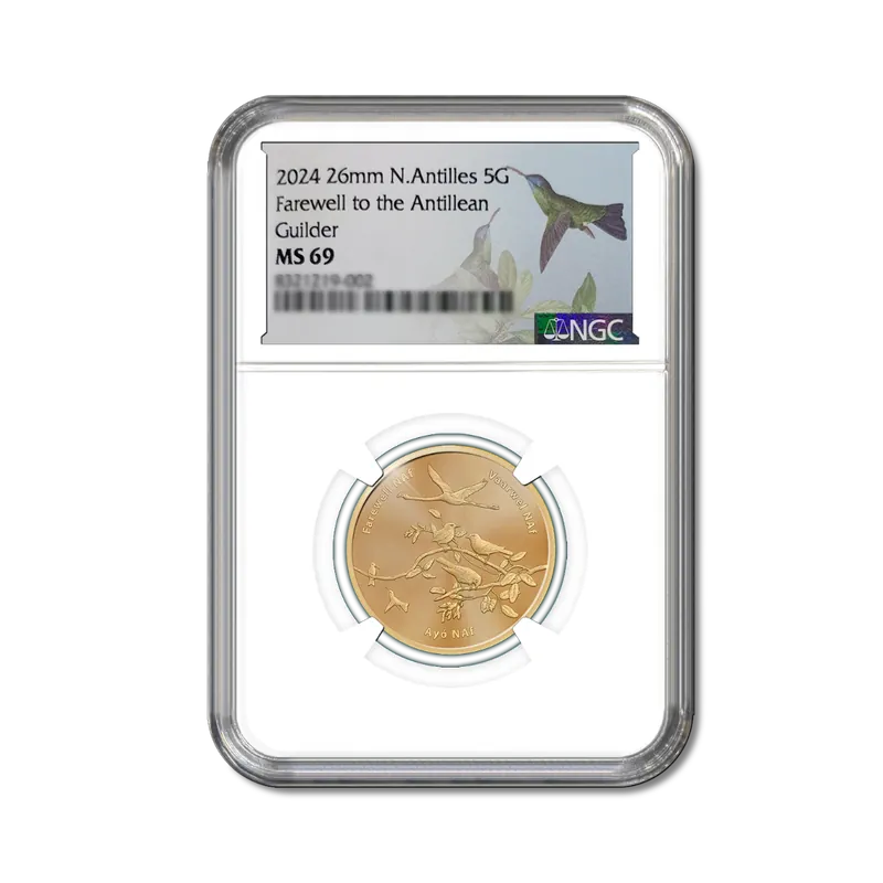 Curaçao en Sint Maarten 5 Gulden 2024 ‘Afscheid NAf’ (MS69) - Koninklijke Nederlandse munt Najlepsza cena