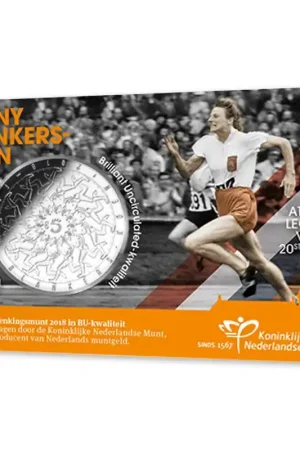 5 Euro 2018 Fanny Blankers Koen BU Coincard Tylko dziś