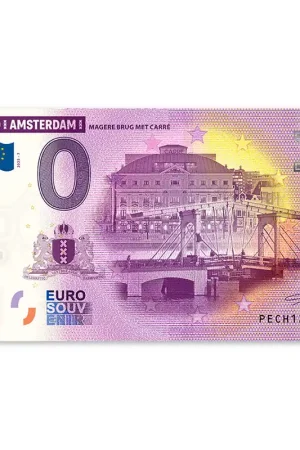 0 Euro Biljet "Magere Brug en Carré" Kup teraz